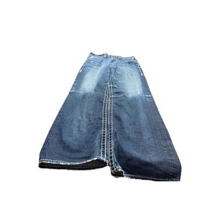 Big Star Mens Medium Wash Distressed Loose Fit Voyager Jeans! 32R 32x33